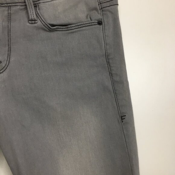 FRAME Denim Gray Westgate 5 Pocket Logo Hardware Le Skinny De Jeanne Crop Jeans - Picture 8 of 16
